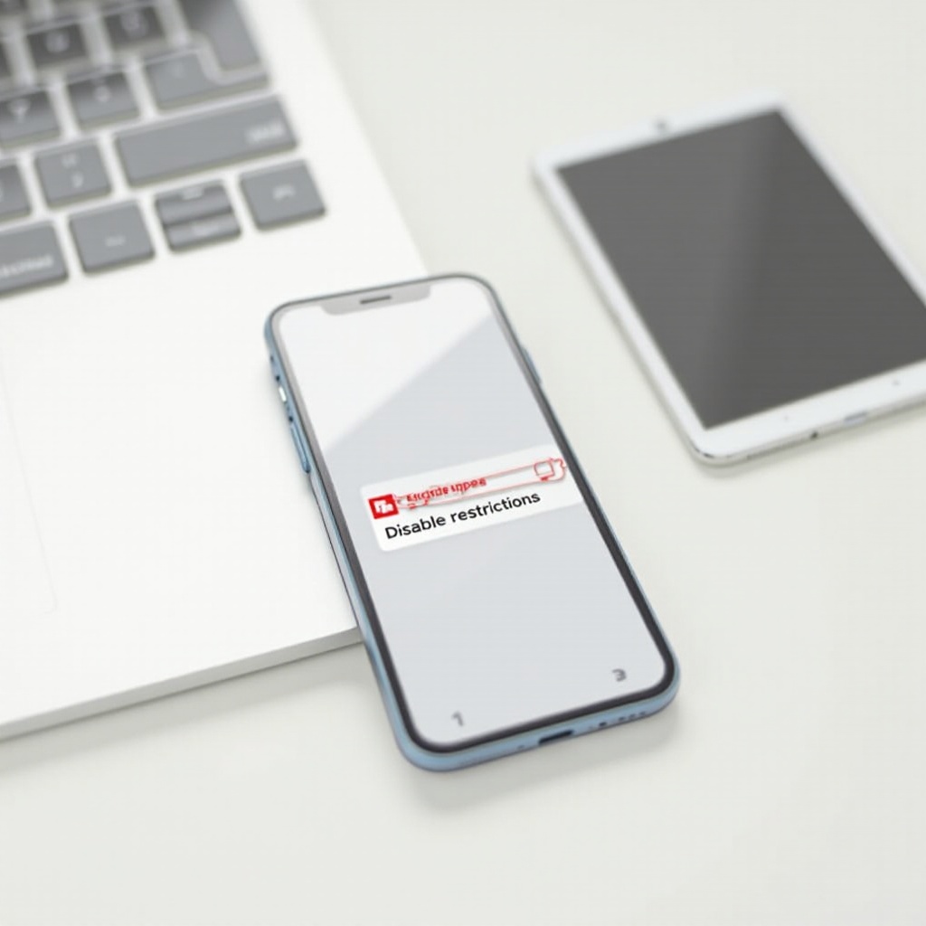 iphone關閉功能限制